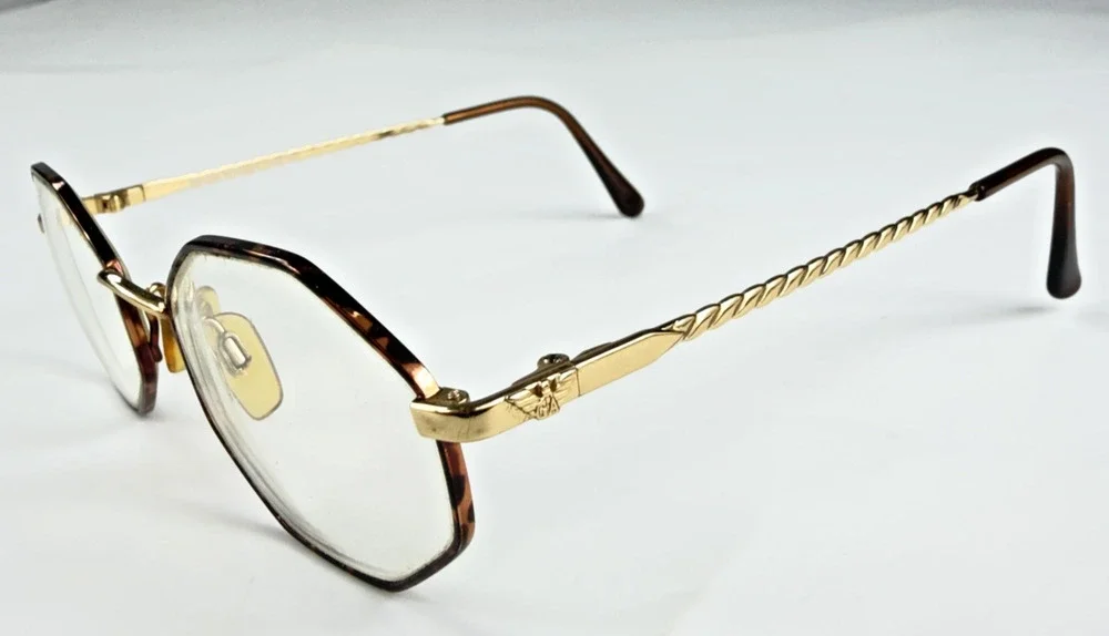 Emporio Armani 033 721 Brown Tortoise Womens 47-20-135 Eyeglasses FRAMES ONLY